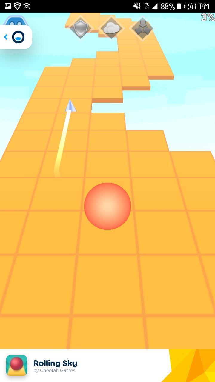 Screenshot of The Rolling Ball - Sky