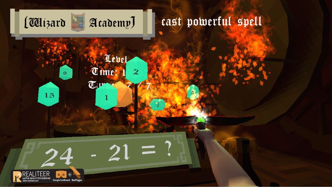 Wizard Academy VR screenshot game