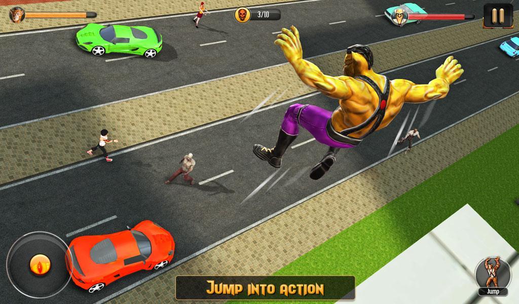 Superhero CatMan : City Crime Battleground Game Screenshot