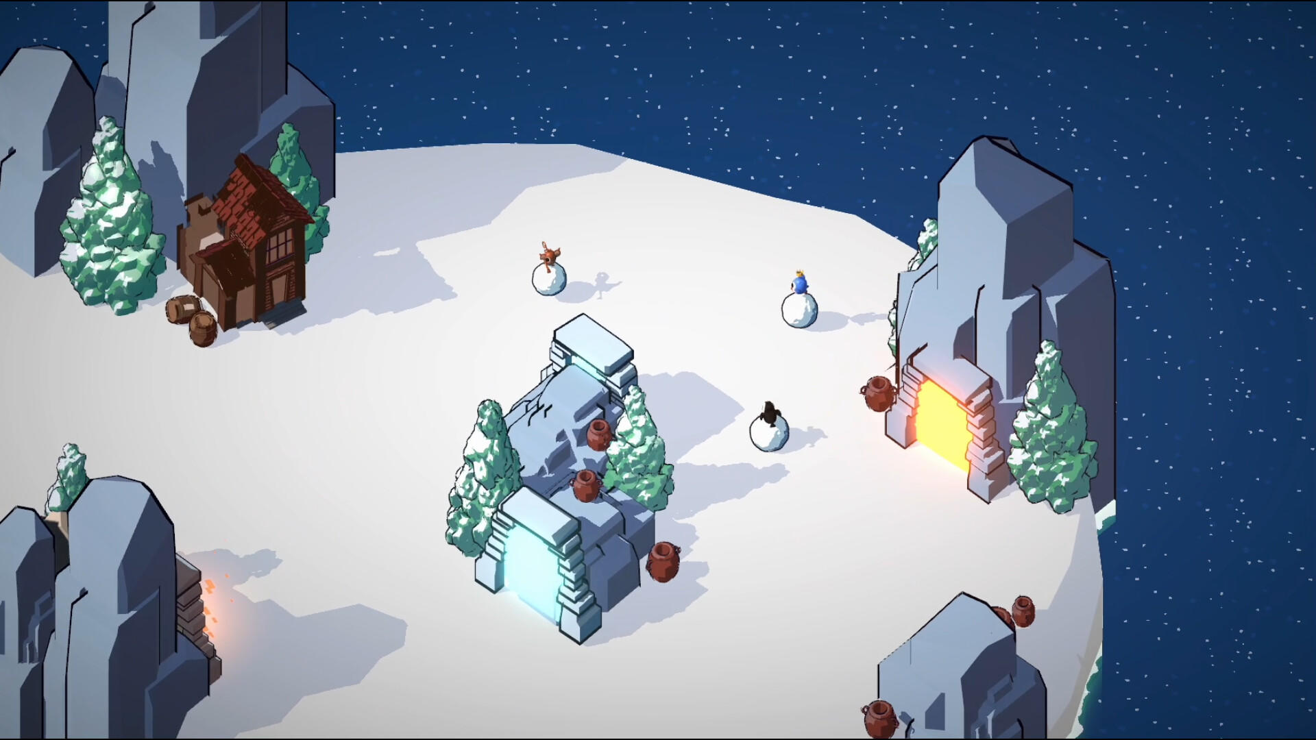 Screenshot 1 of pelea de nieve 
