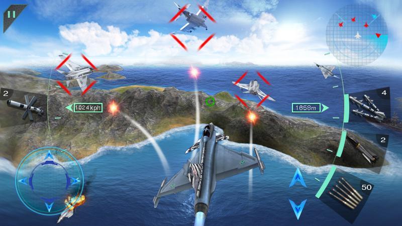 Sky Fighters 3D ภาพหน้าจอเกม