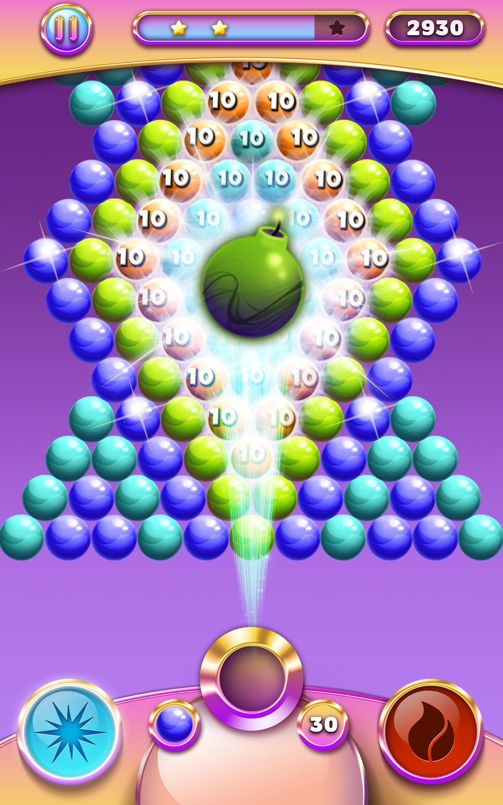 Bubble Shooter Game Game Screenshot