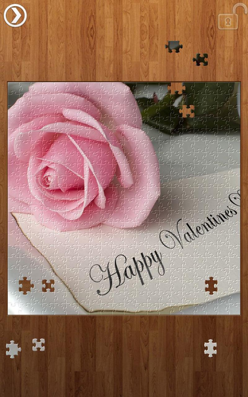Valentine's Day Jigsaw Puzzles Game Screenshot