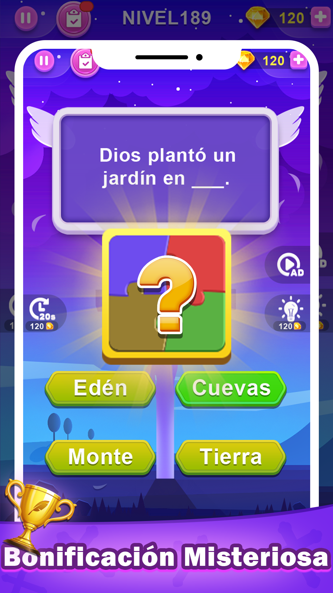 Screenshot of Preguntas de la Biblia