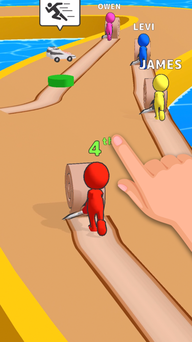 暇つぶしゲーム - Spiral Run Game Screenshot