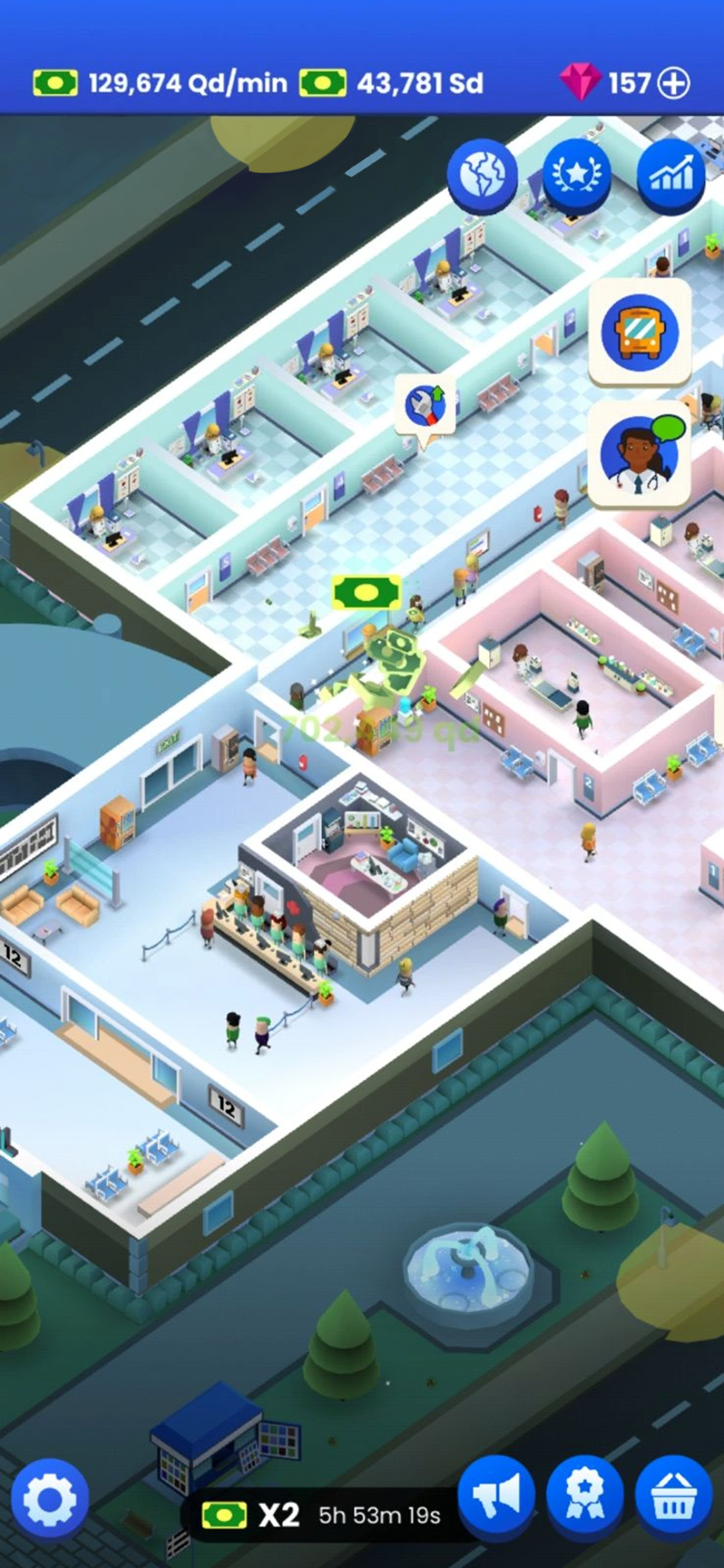 Hospital Empire - Idle Tycoon screenshot game