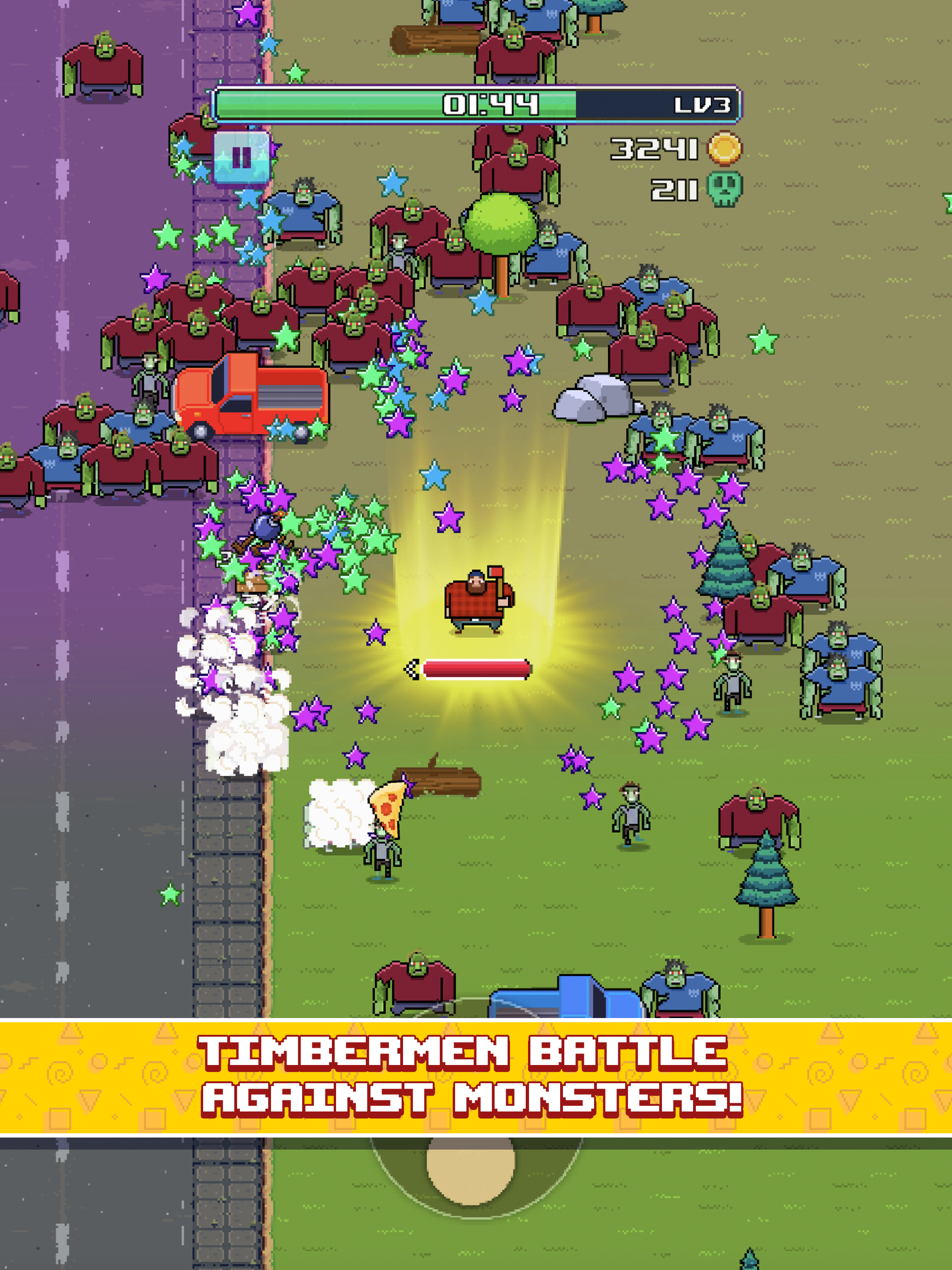 Timberman Survival Game Screenshot
