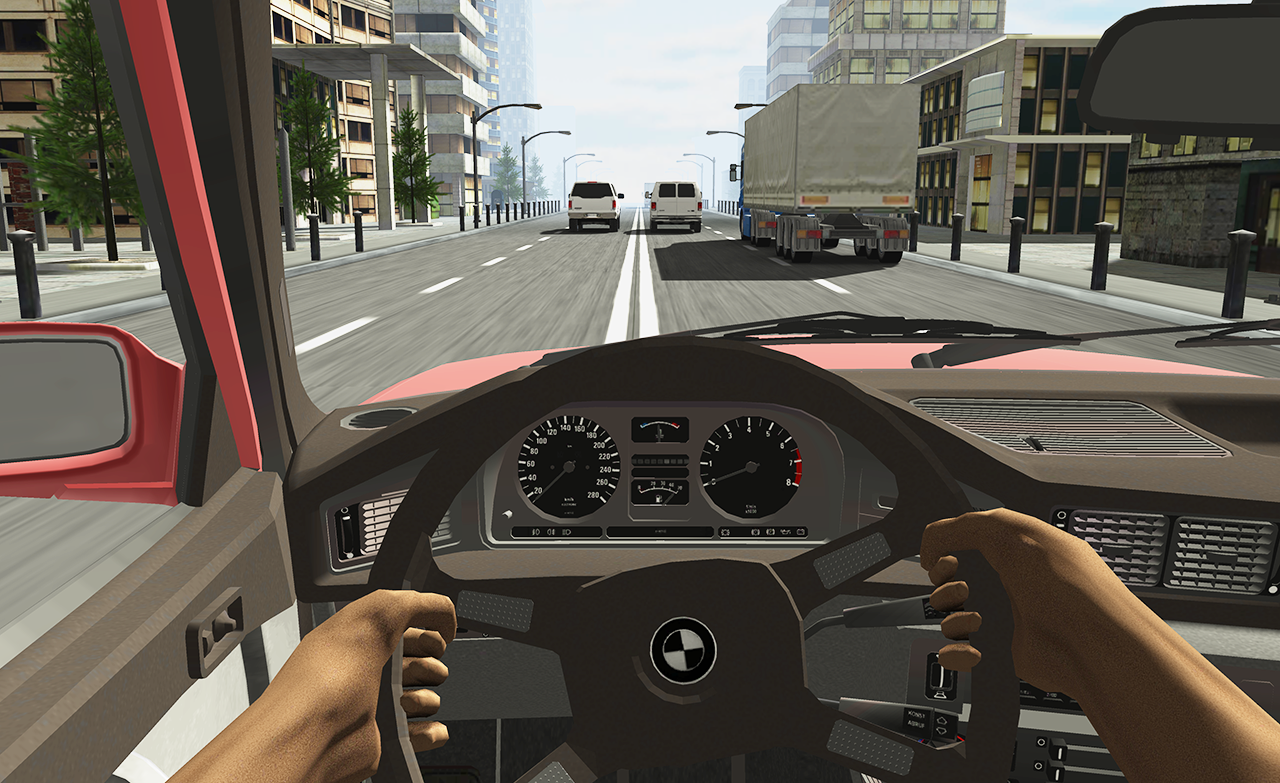 Screenshot 1 of 車でのレース 1.5