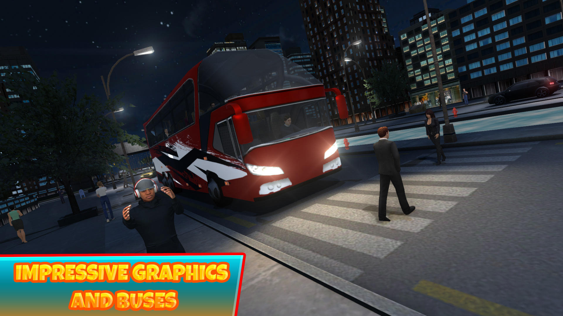 Bus Driving Simulator World Game Screenshot