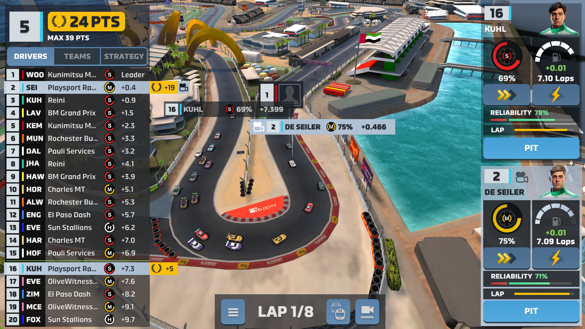 Motorsport Manager Game 2024 게임 스크린 샷