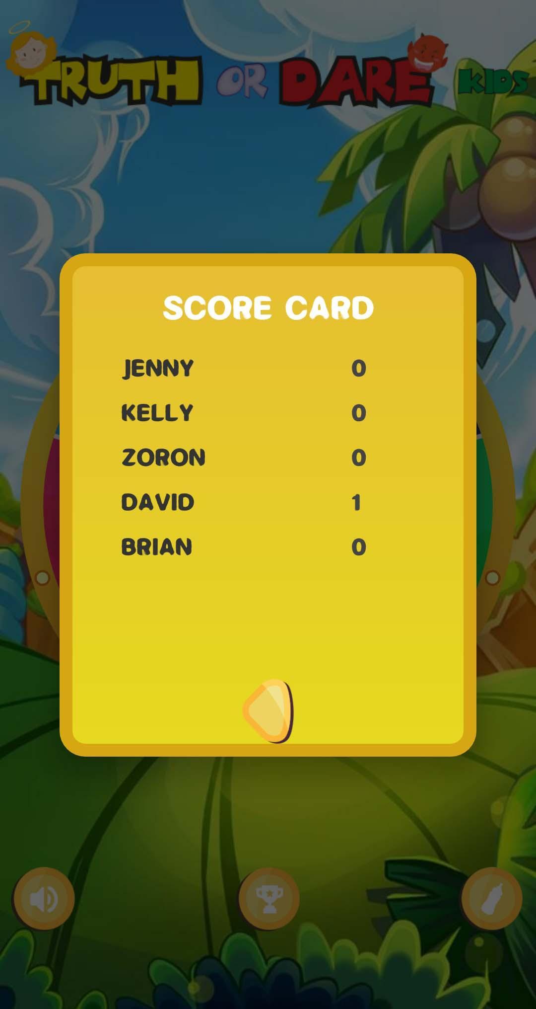 Truth or Dare Kids Game Screenshot