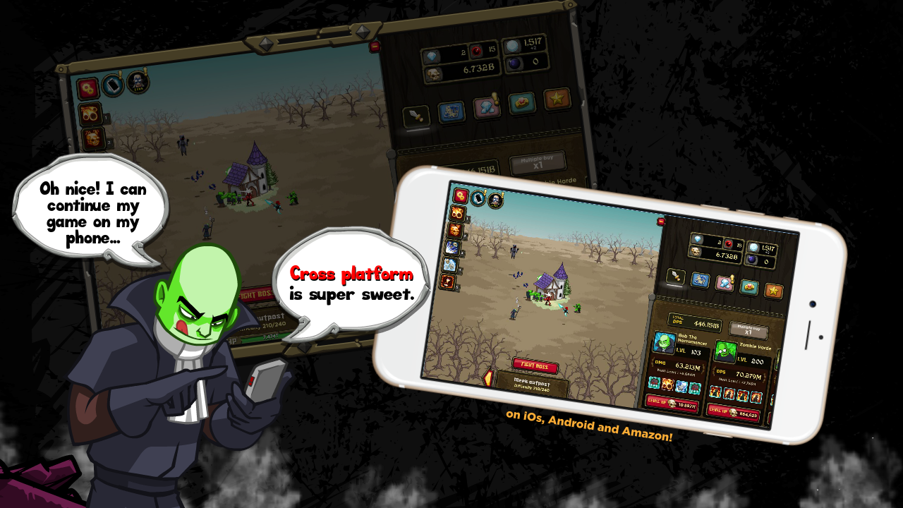 Zombidle Game Screenshot