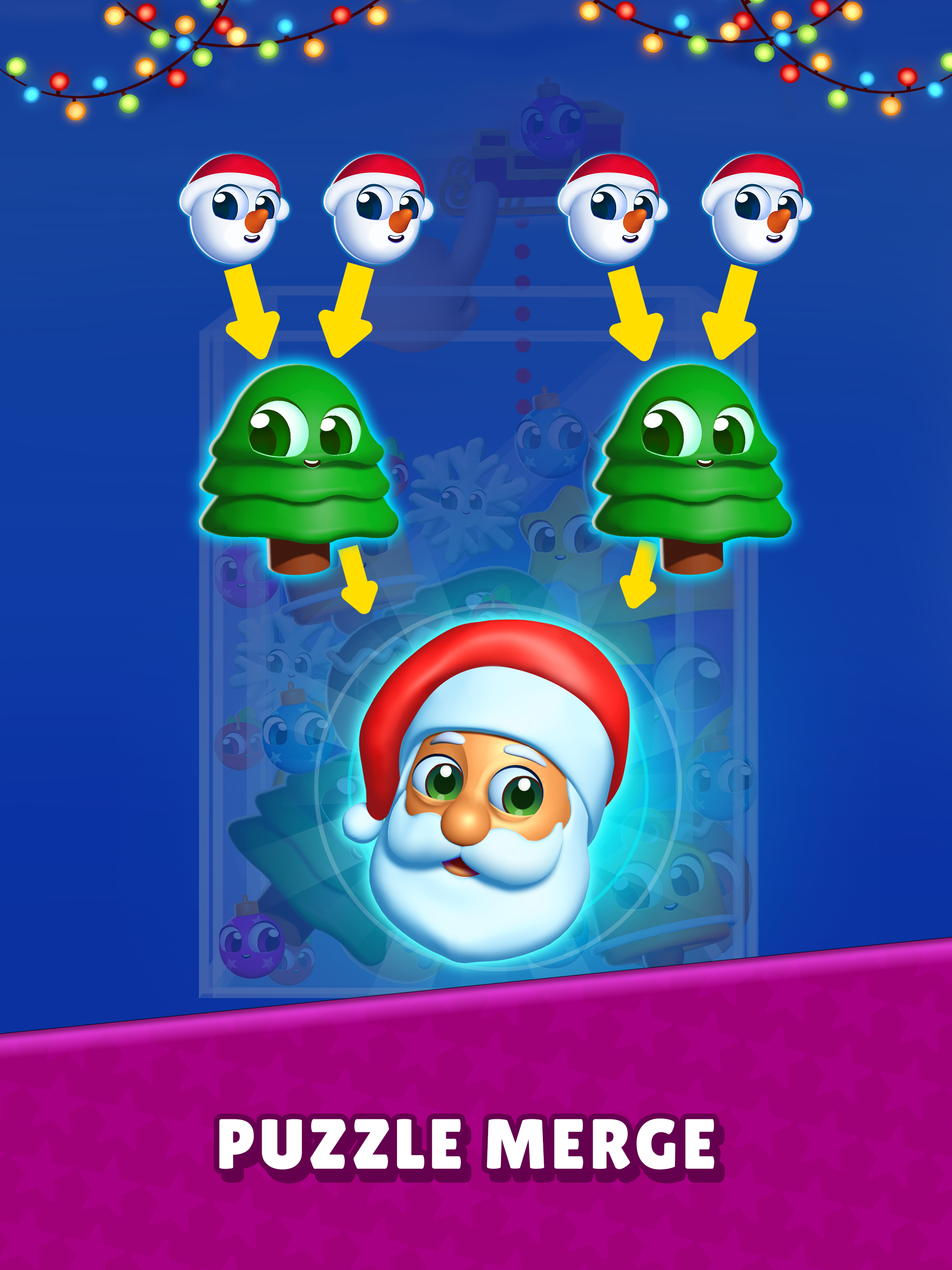 Merge to Santa: Fun Merge Game Screenshot
