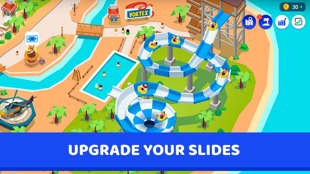 Idle Theme Park Tycoon screenshot game