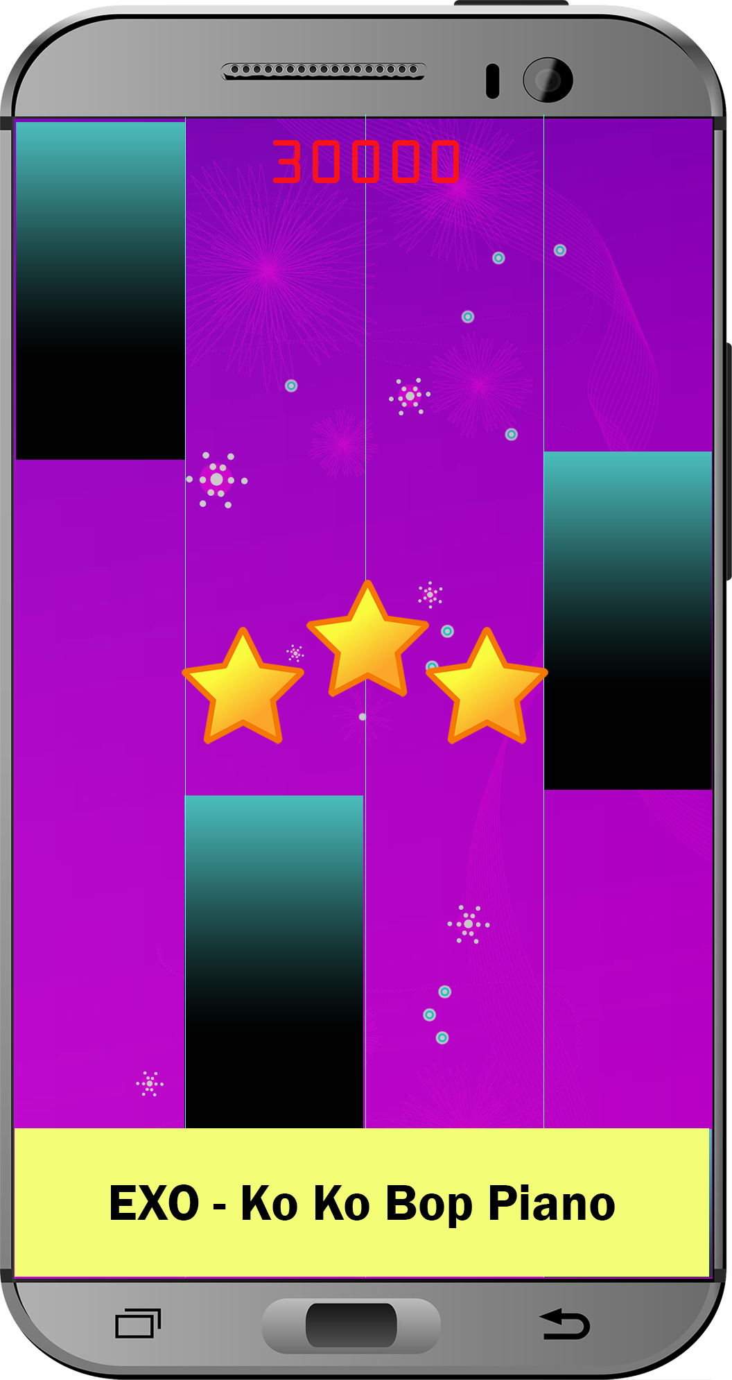 Cuplikan Layar Game EXO Piano Tiles