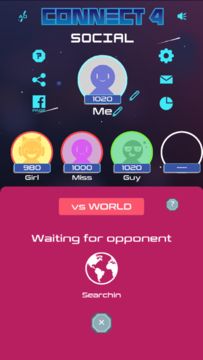 Connect 4 Social Game Screenshot