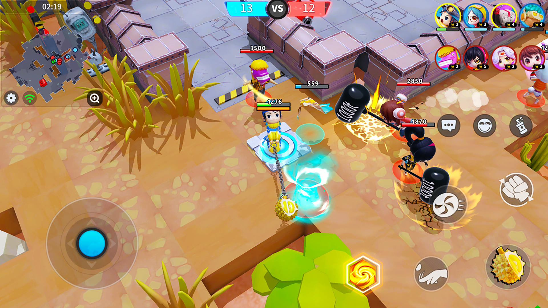 Funny Fighters: Battle Royale Game Screenshot