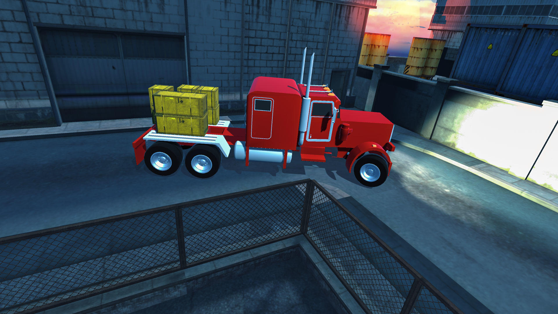 Скриншот игры Truck Driver Cargo Truck Game