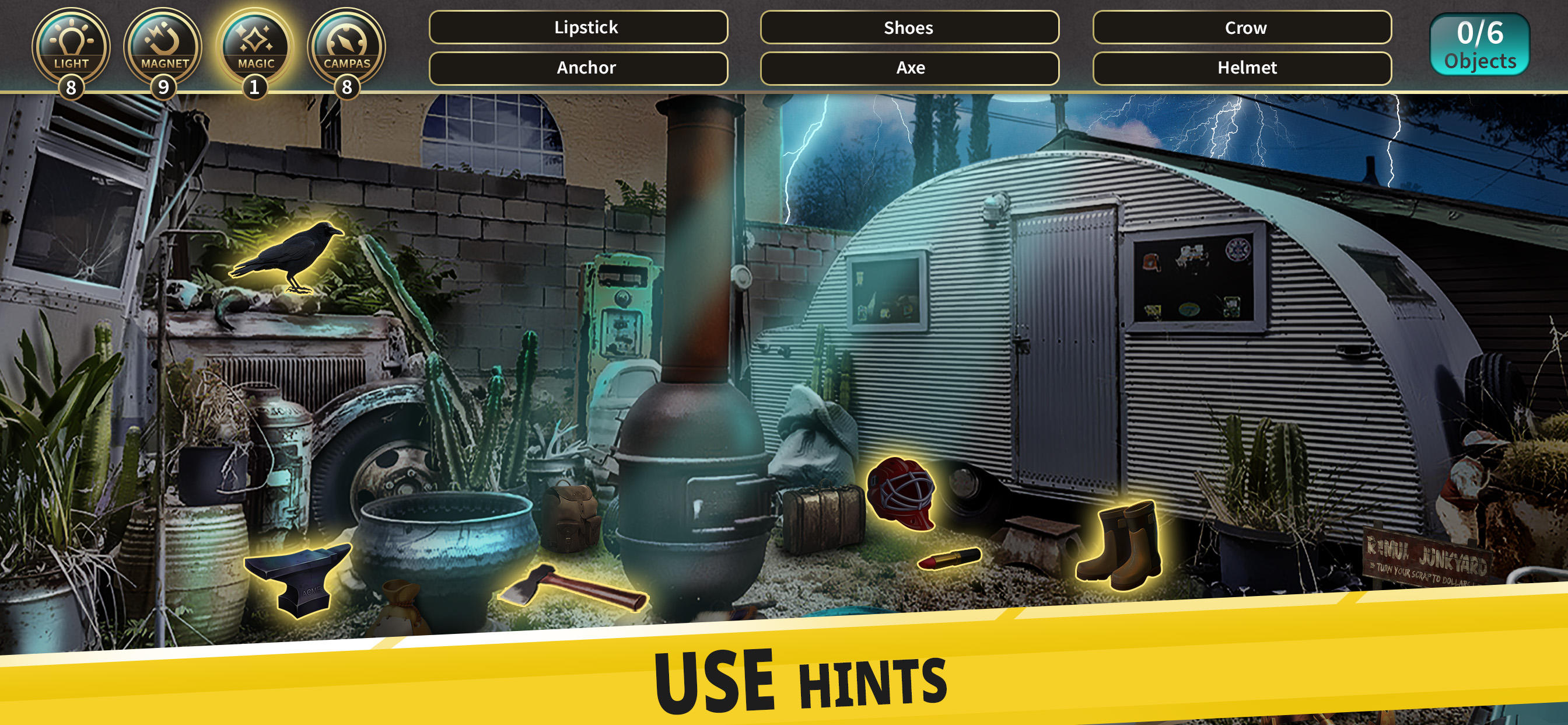 Crime Scene Hidden Object Game Screenshot