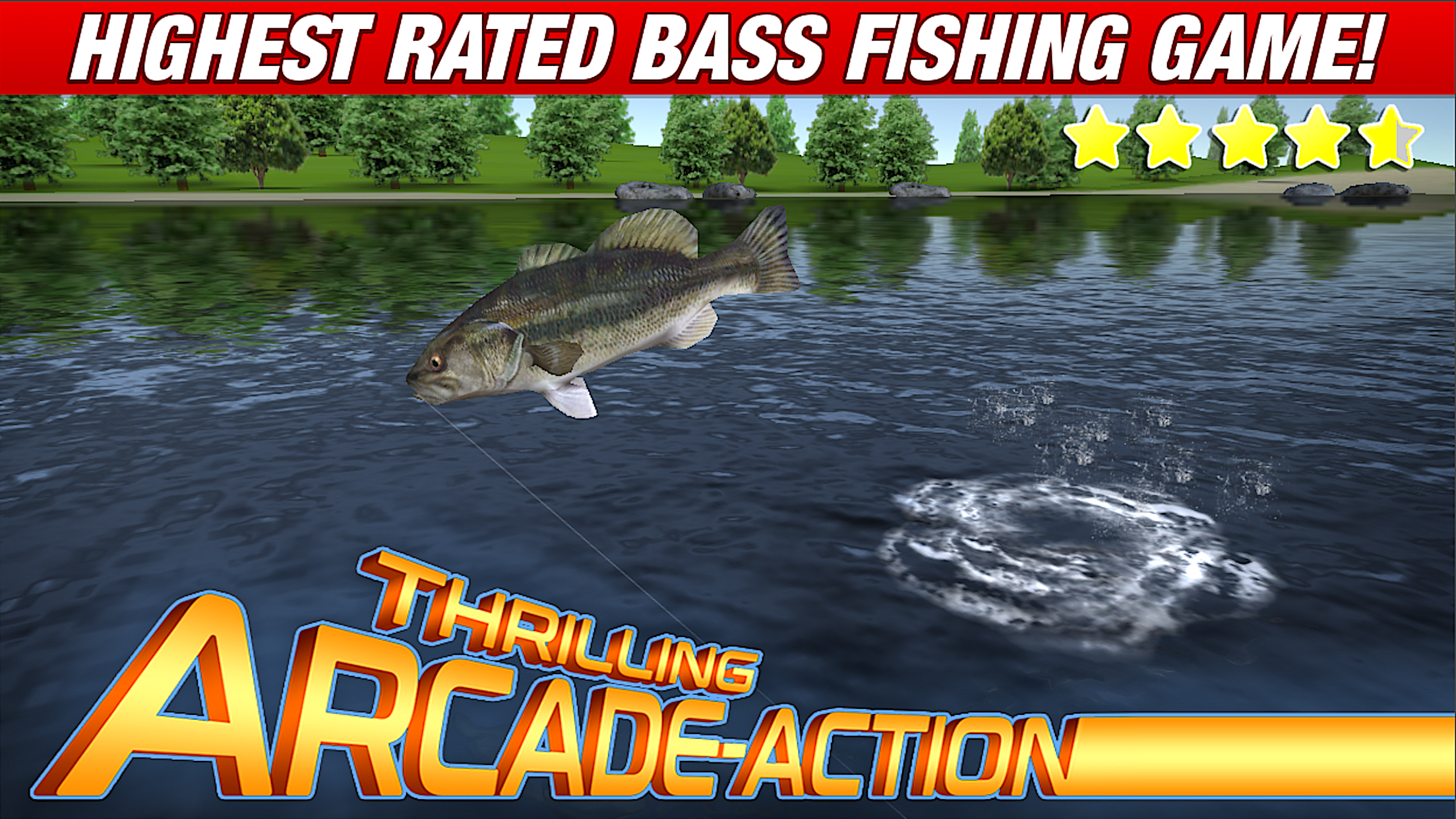 Screenshot 1 of Master Bass Angler: Free Fishing Game 