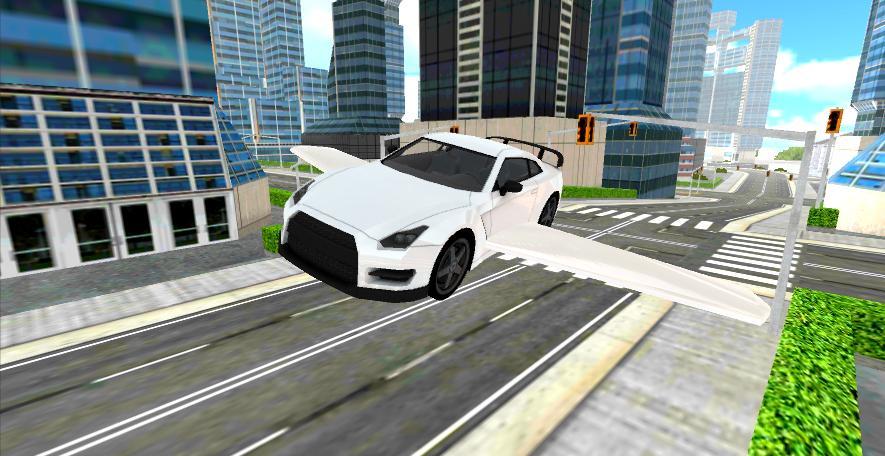 Flying Car Sim Game Screenshot