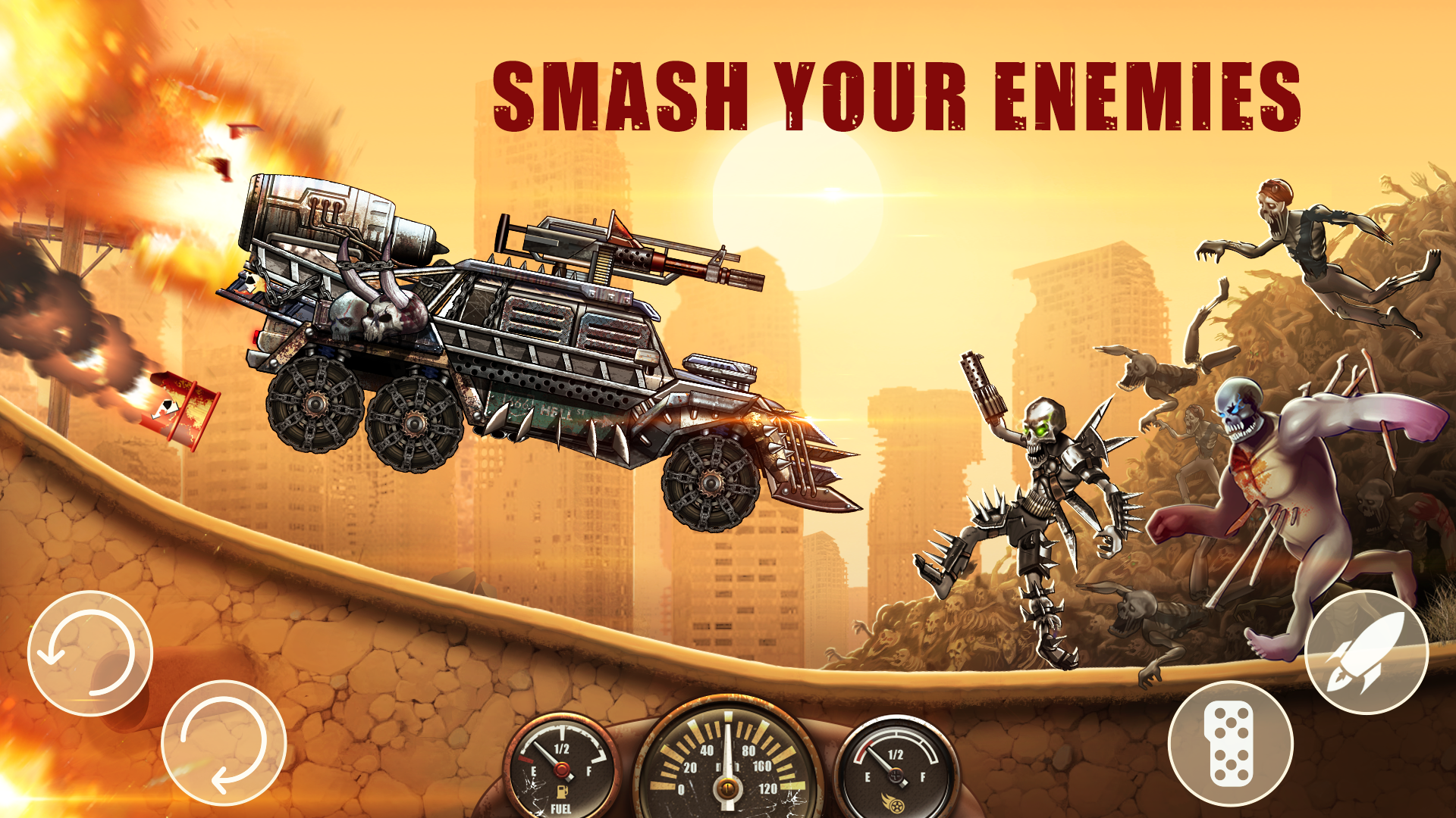 Screenshot of Zombie Hill Racing PRO - Climb