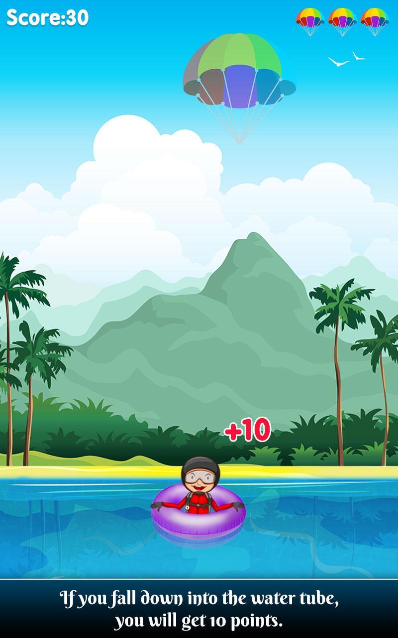 Parachute Jump : Sky Dive Game Game Screenshot