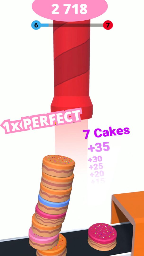 Cake Tower - New tower builder game ภาพหน้าจอเกม