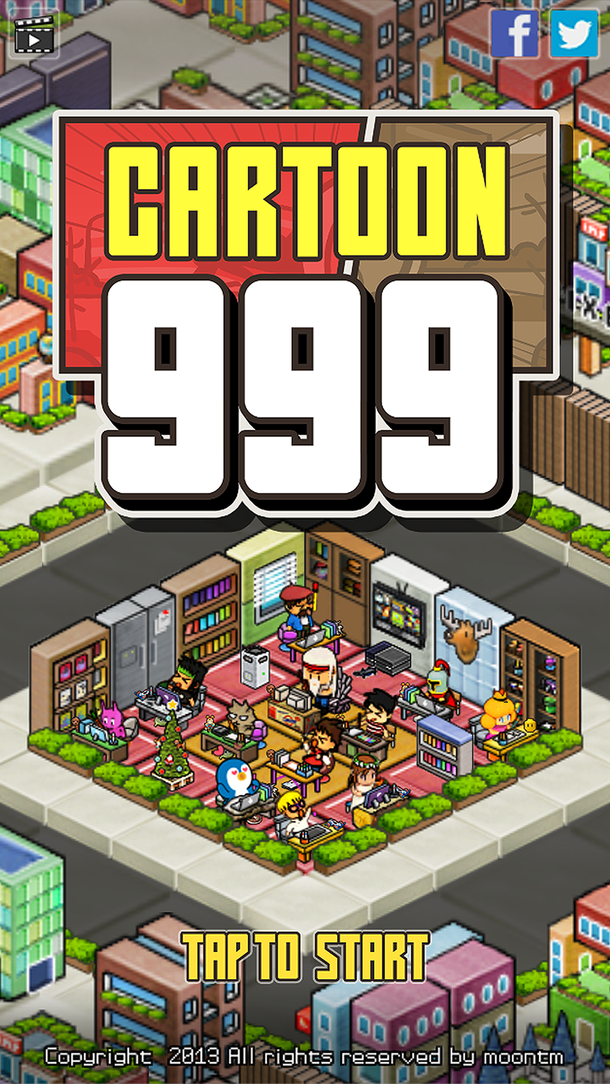 카툰999 - 만화가 키우기 게임 스크린샷