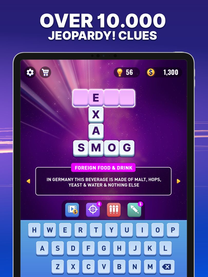 Jeopardy! Words ภาพหน้าจอเกม