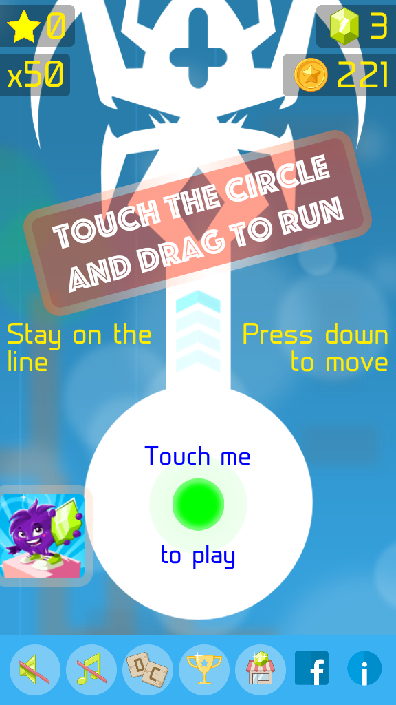 Follow the Line 2D Deluxe Game Screenshot