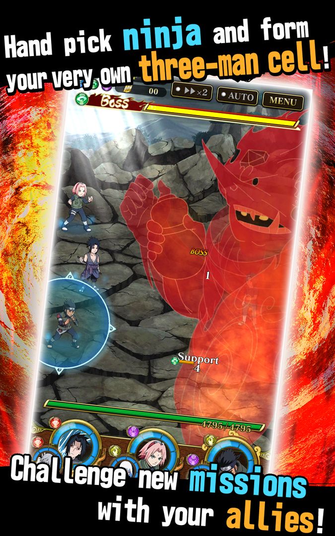 Screenshot of Ultimate Ninja Blazing