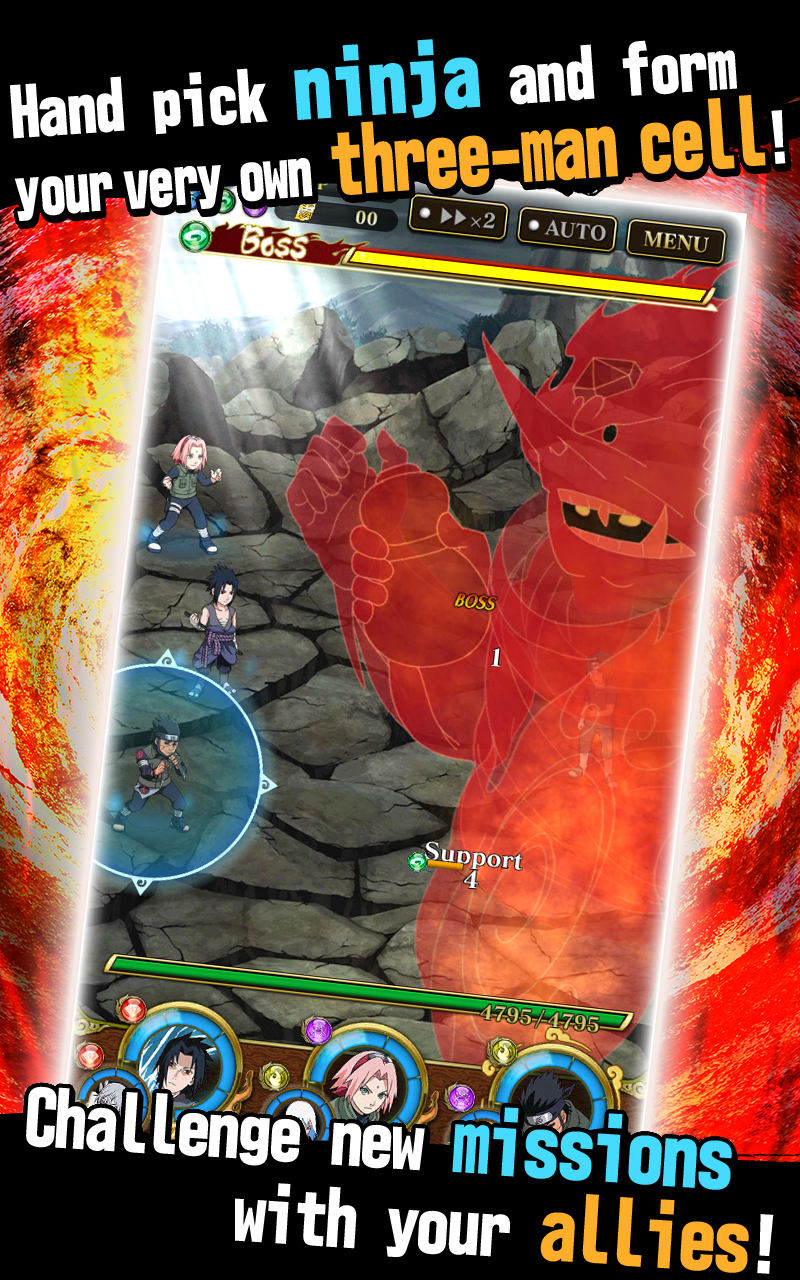 Ultimate Ninja Blazing Game Screenshot