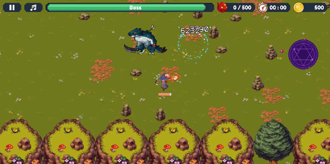 Scroll Survival screenshot game