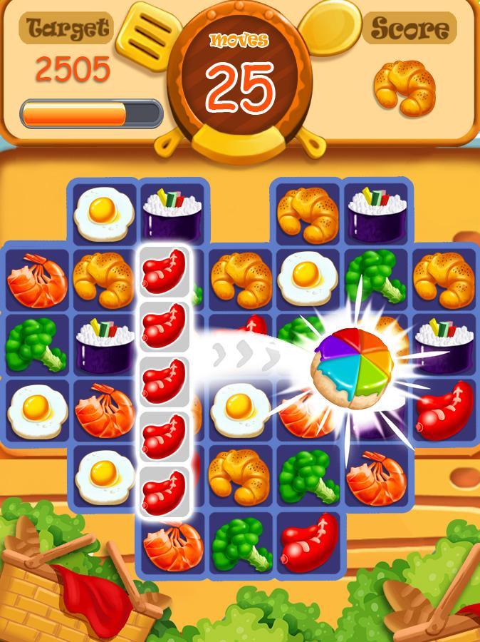 Screenshot of cook chef match 3