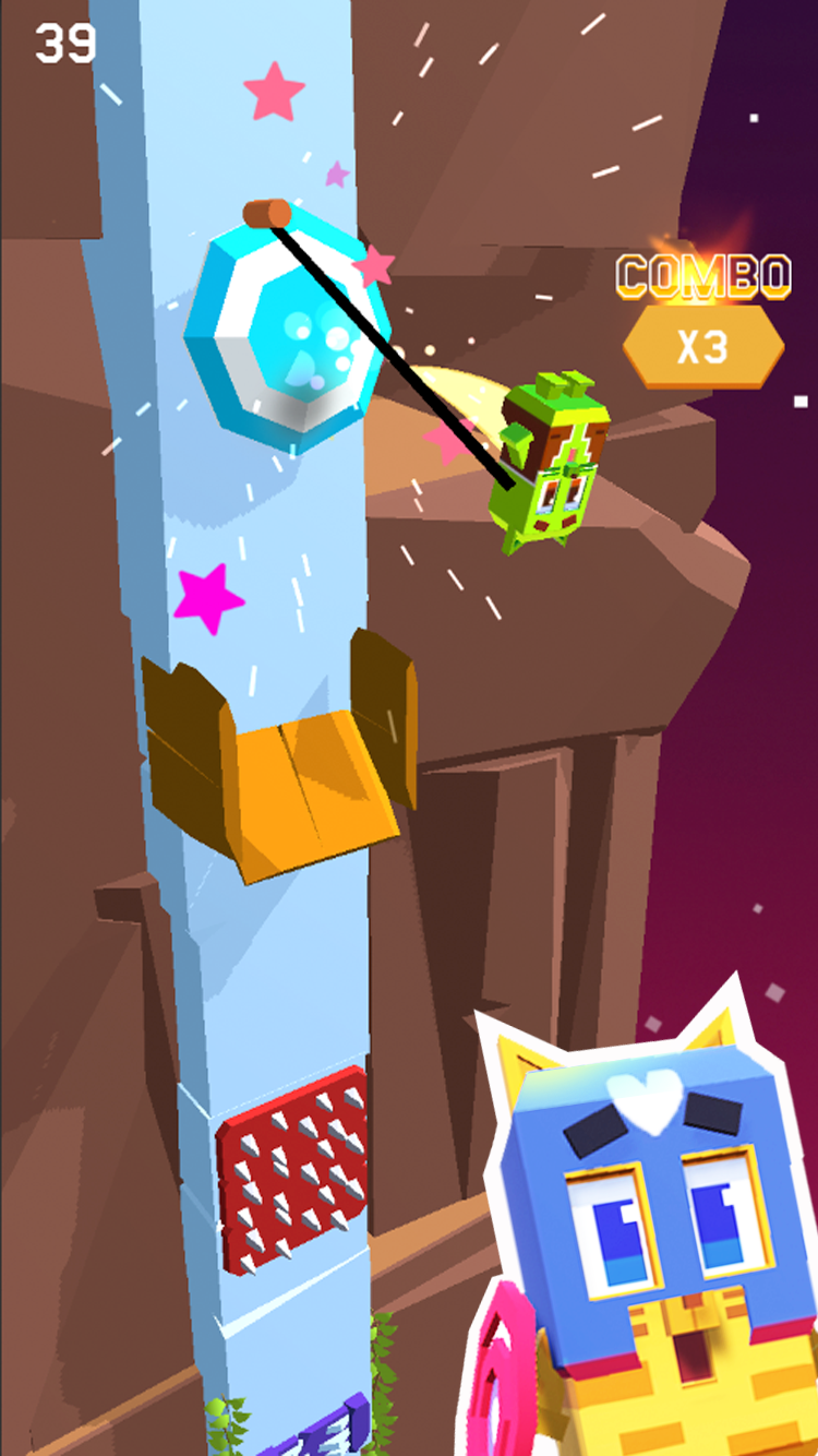 Cuplikan Layar Game DownHill