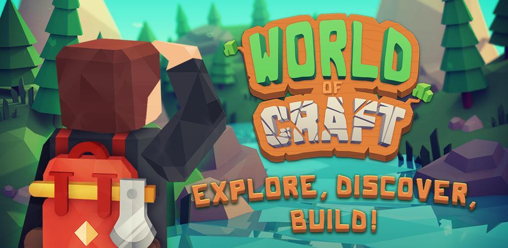 Banner of World of Craft: jogo de aventura de exploração em caixa de areia 1.30