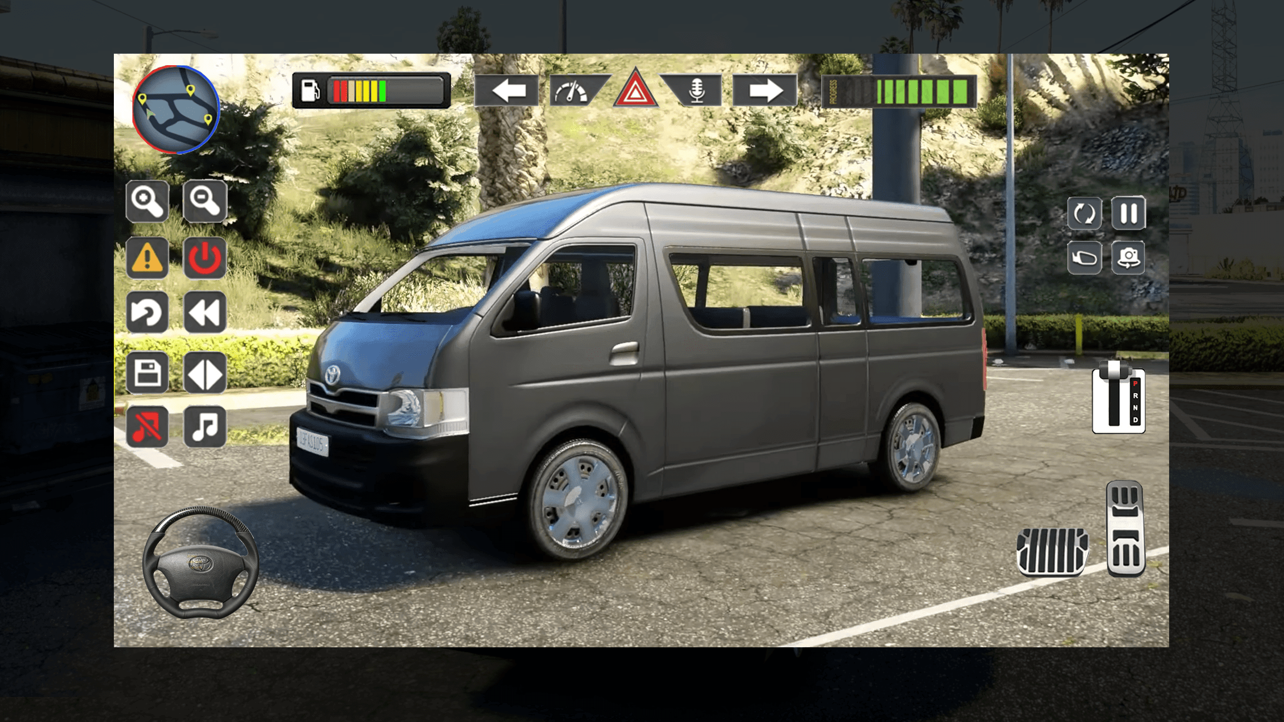 Screenshot 1 of Van Toyota Hiace Simulator 1.1