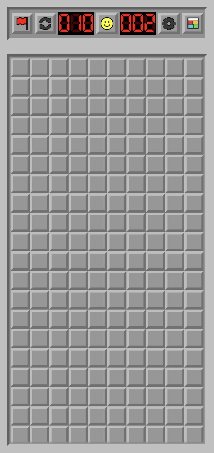 Screenshot of 지뢰찾기