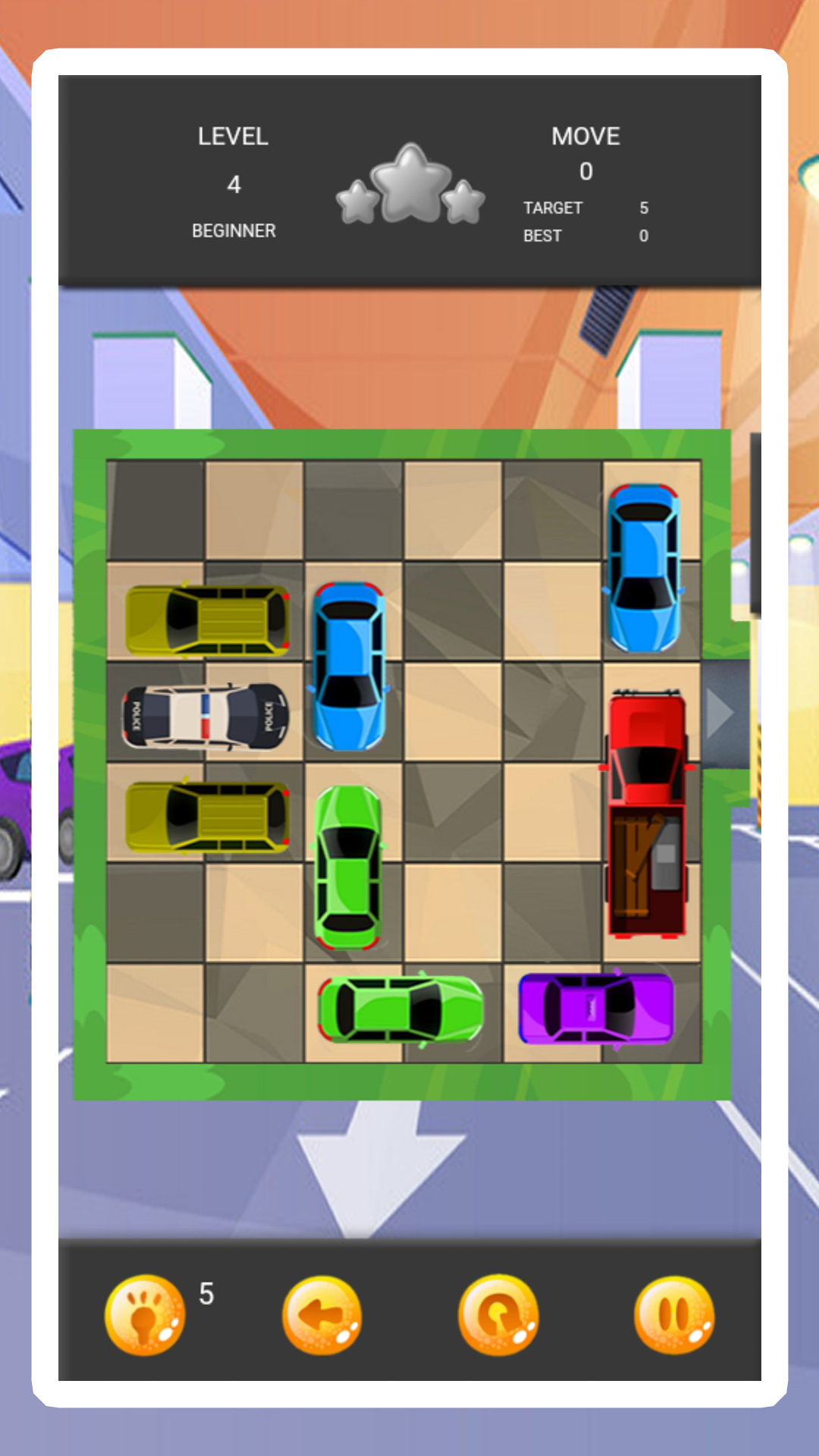 Car Parking Police Game Screenshot