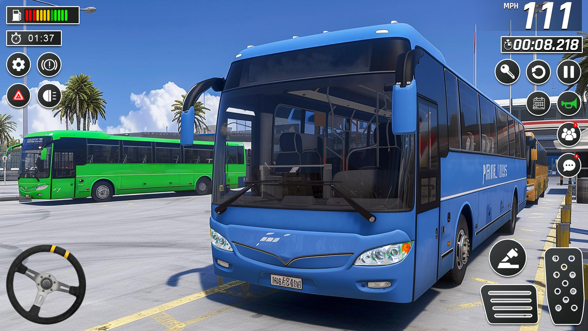 Screenshot 1 of Bus Driving 3d: Bus Sim Games 0.7