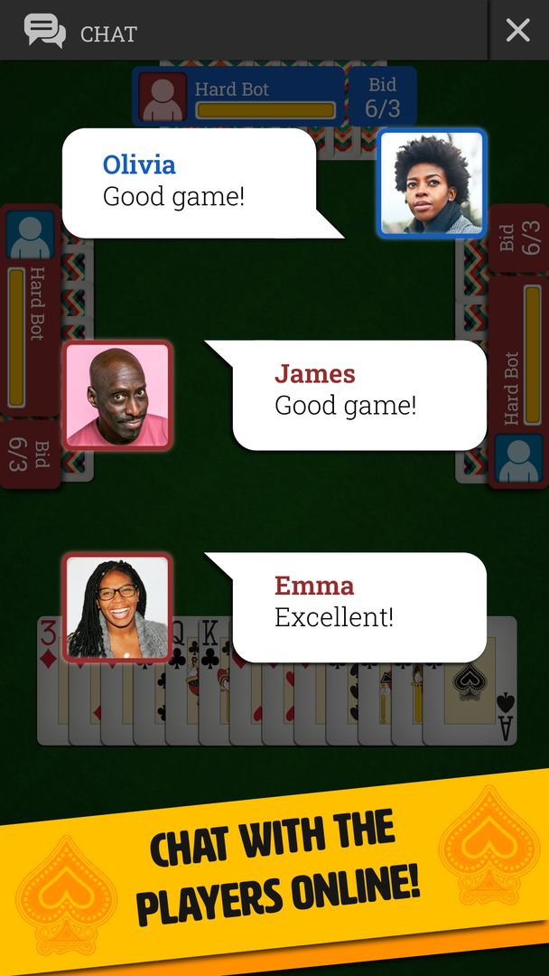 Screenshot of Spades Online: Trickster Cards