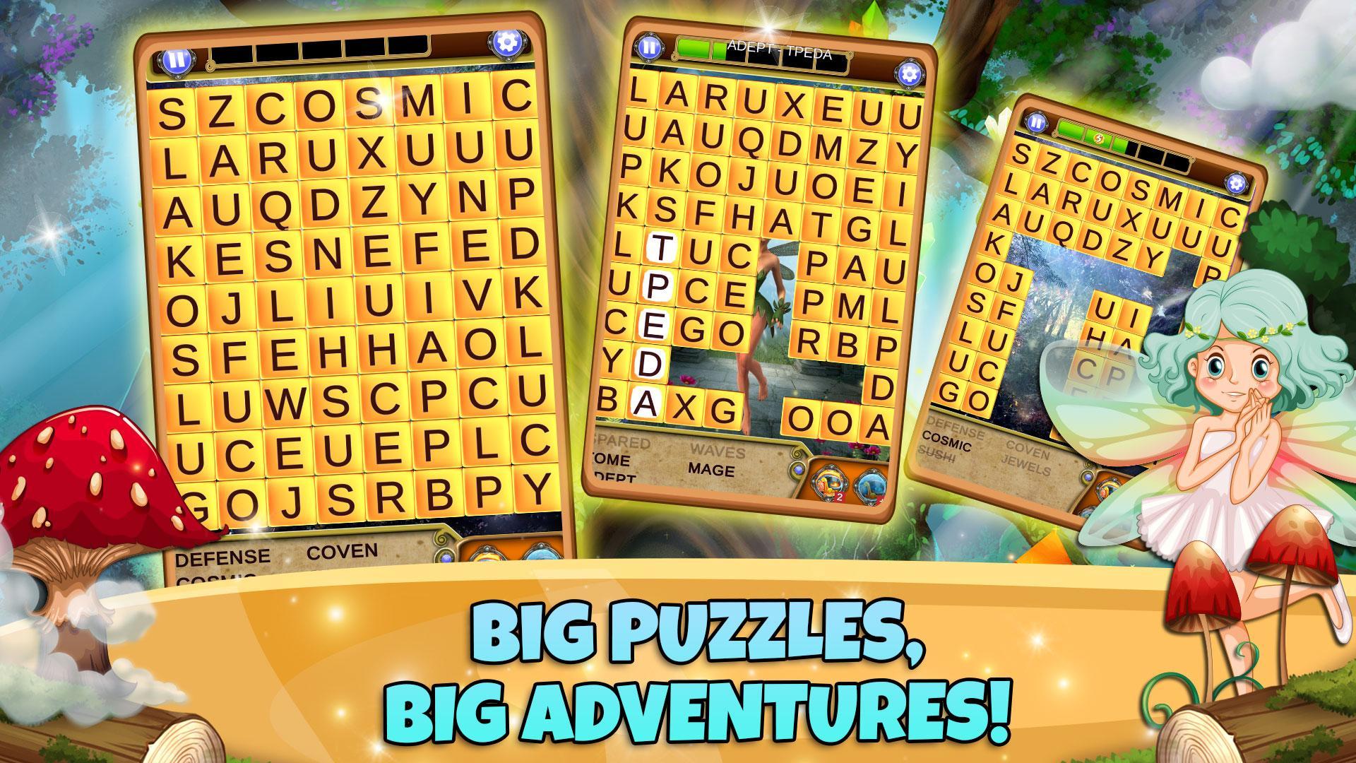 Word Search: Fairy's Magic ภาพหน้าจอเกม