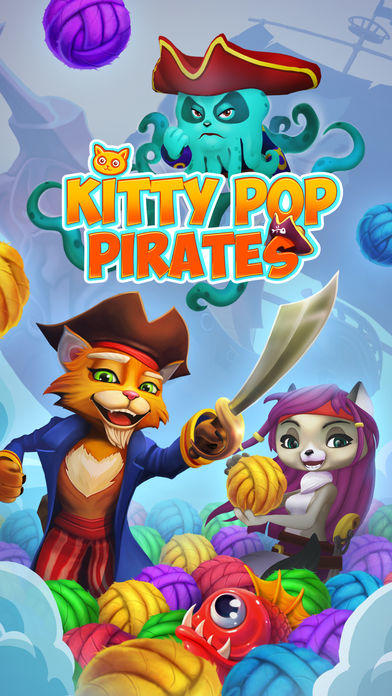 Kitty Pop Pirates Game Screenshot
