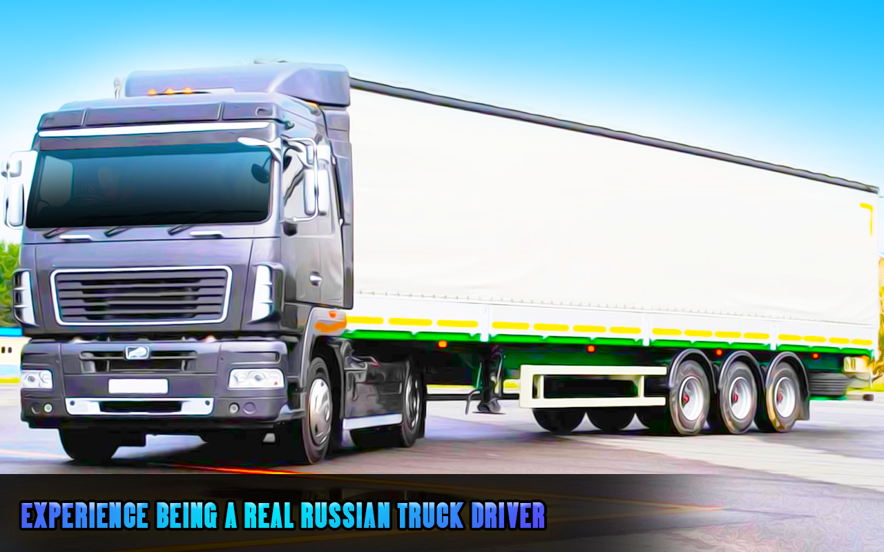 Russian Truck Driving Truck 3D Game Screenshot
