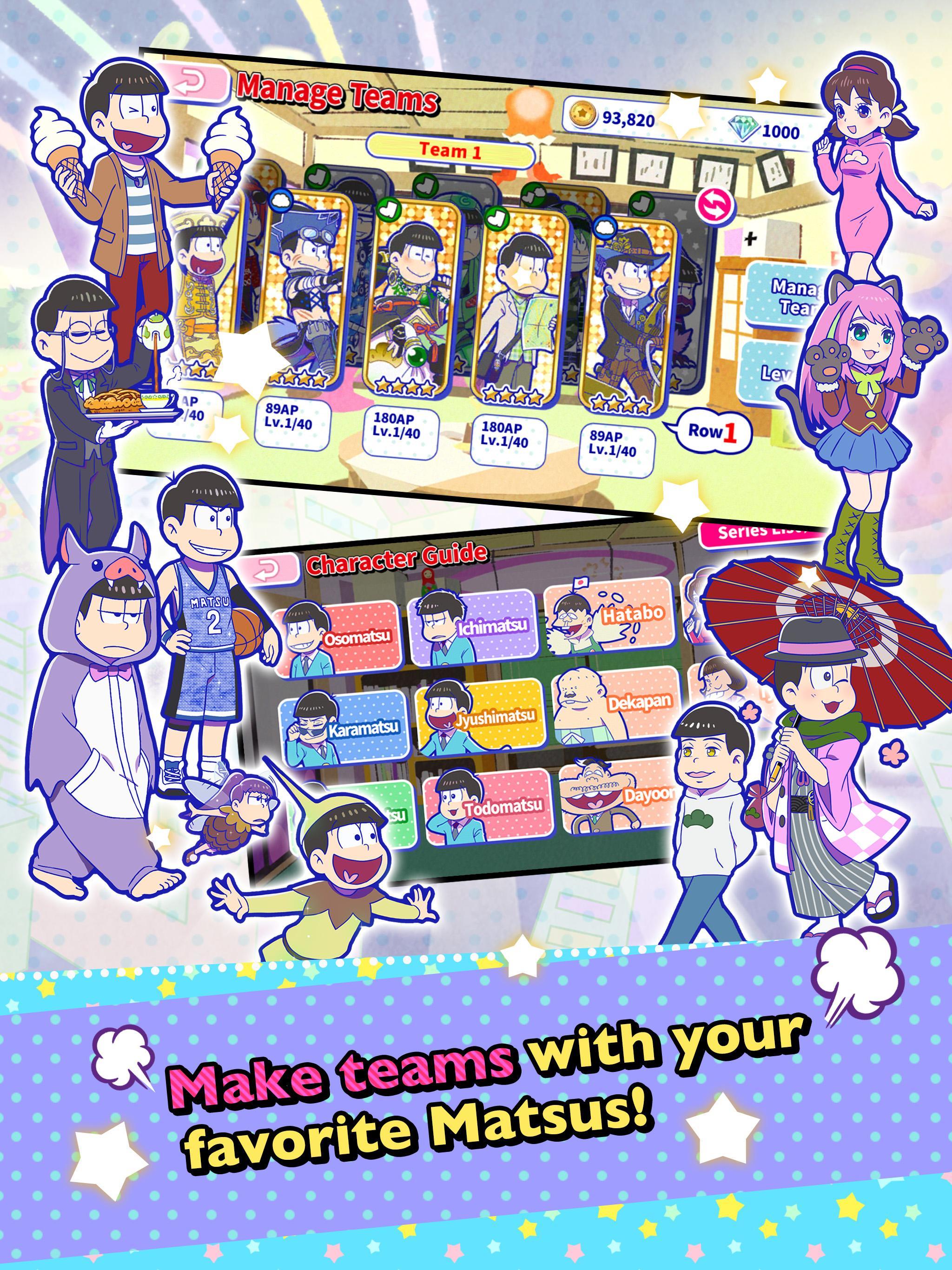 Osomatsu-san Hesokuri Wars~Battle of the NEETs~ Game Screenshot