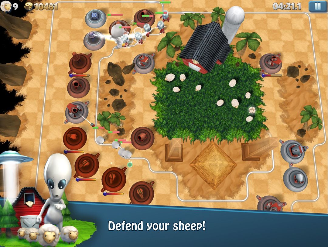 Screenshot of Tower Madness 2: 3D Defense