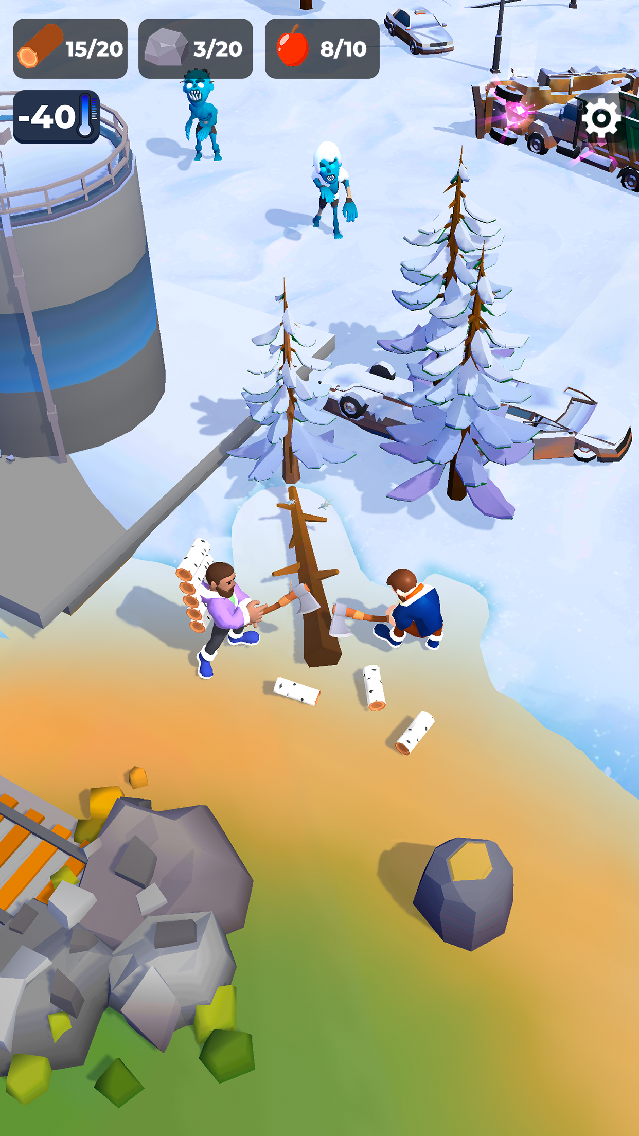 Screenshot of Frost Land Survival