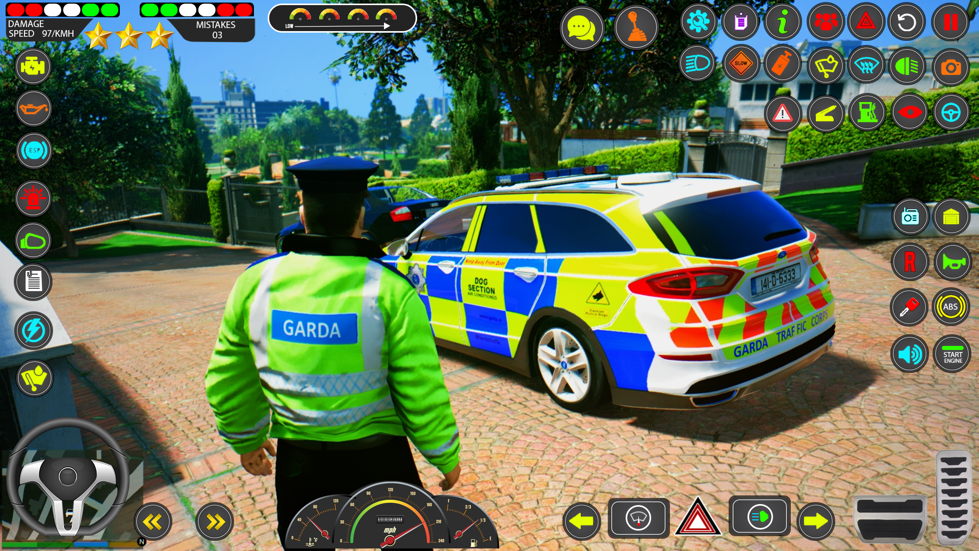 Screenshot 1 of jogo de estacionamento polícia 0.1