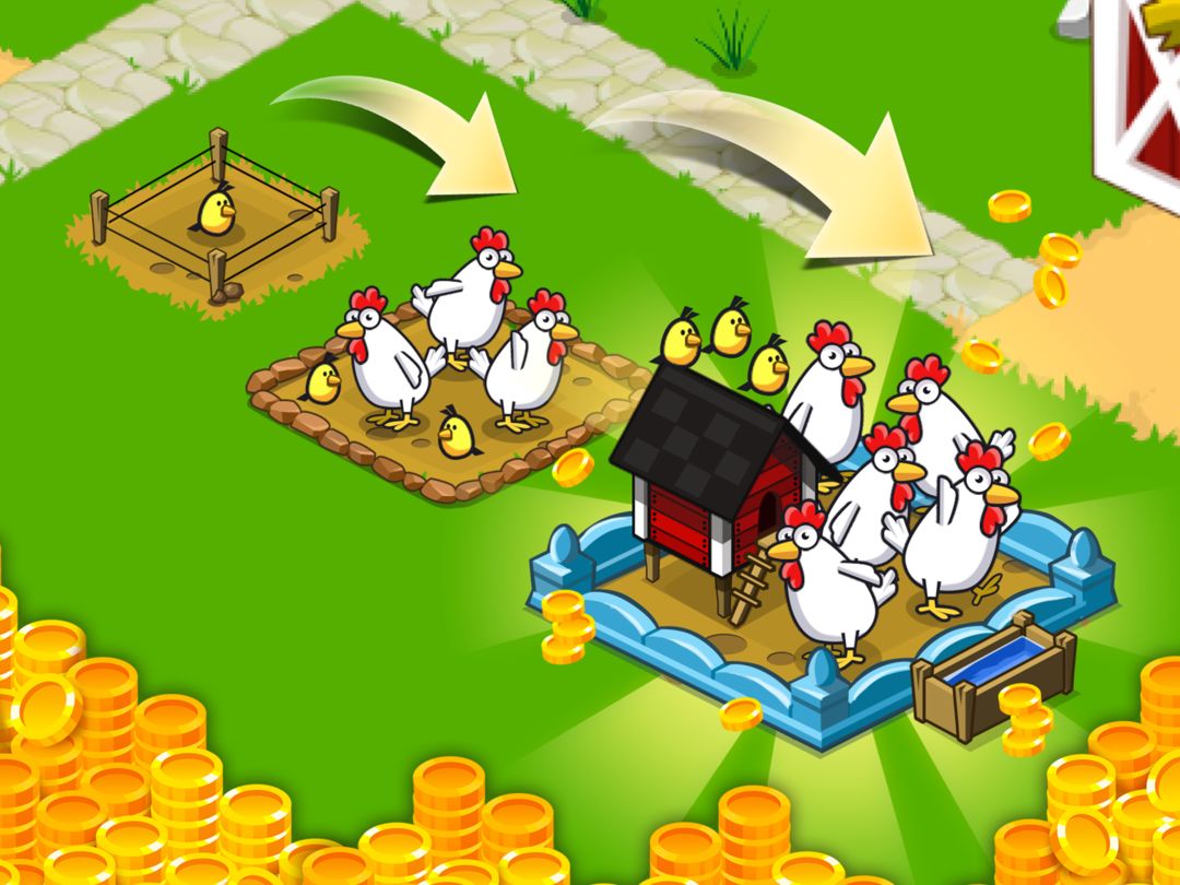 Idle Farming Empire ภาพหน้าจอเกม